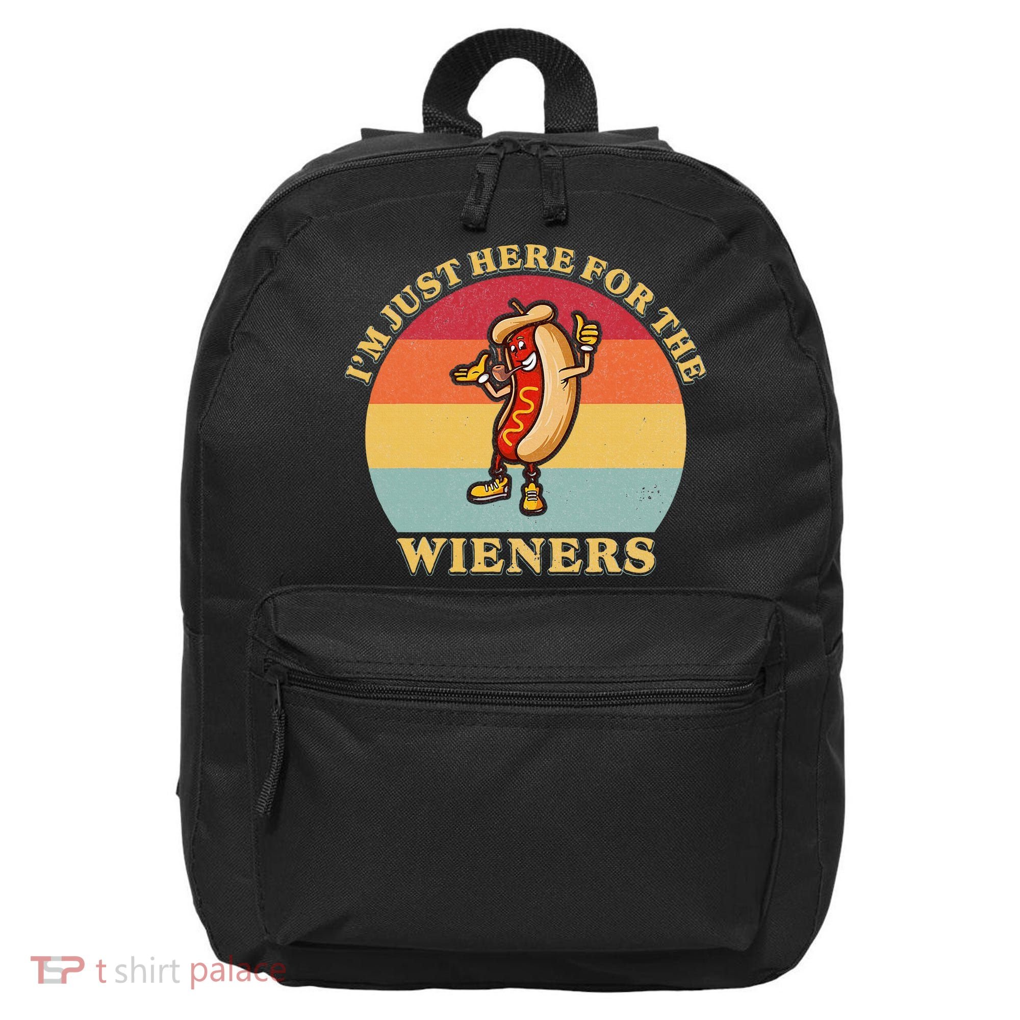 Im Just Here For The Weiners 4th Of July 16 in Basic Backpack