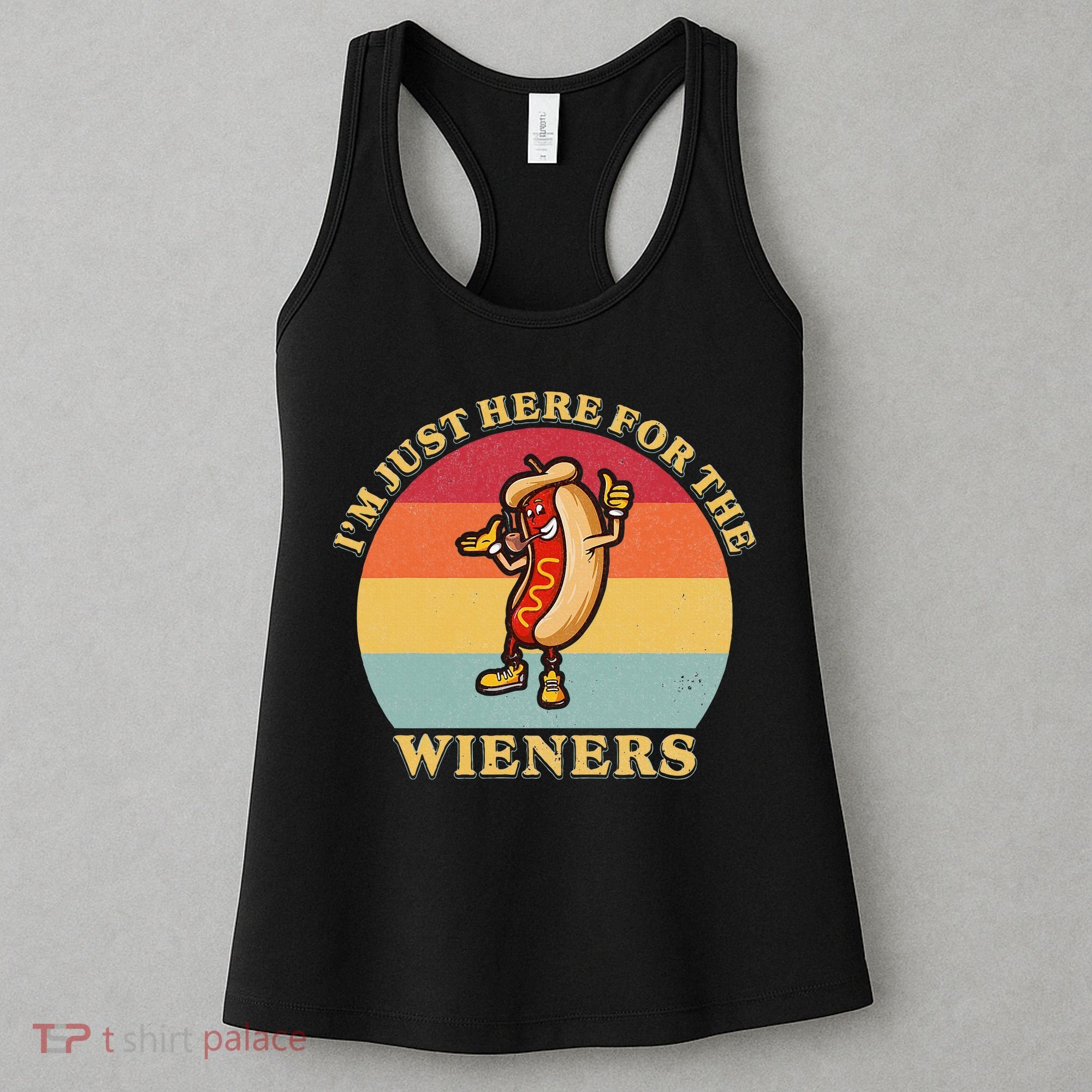 Im Just Here For The Weiners 4th Of July Women's Tank Top