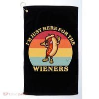 Im Just Here For The Weiners 4th Of July Golf Towel thumb 0
