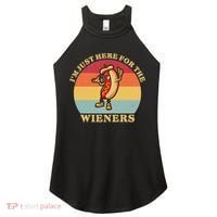 Im Just Here For The Weiners 4th Of July Women's Perfect Tri Rocker Tank thumb 0