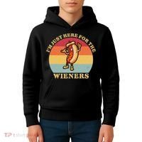 Im Just Here For The Weiners 4th Of July Kids Hoodie thumb 4