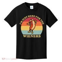 Im Just Here For The Weiners 4th Of July Kids T-Shirt thumb 0