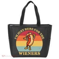 Im Just Here For The Weiners 4th Of July Tote Bag thumb 0