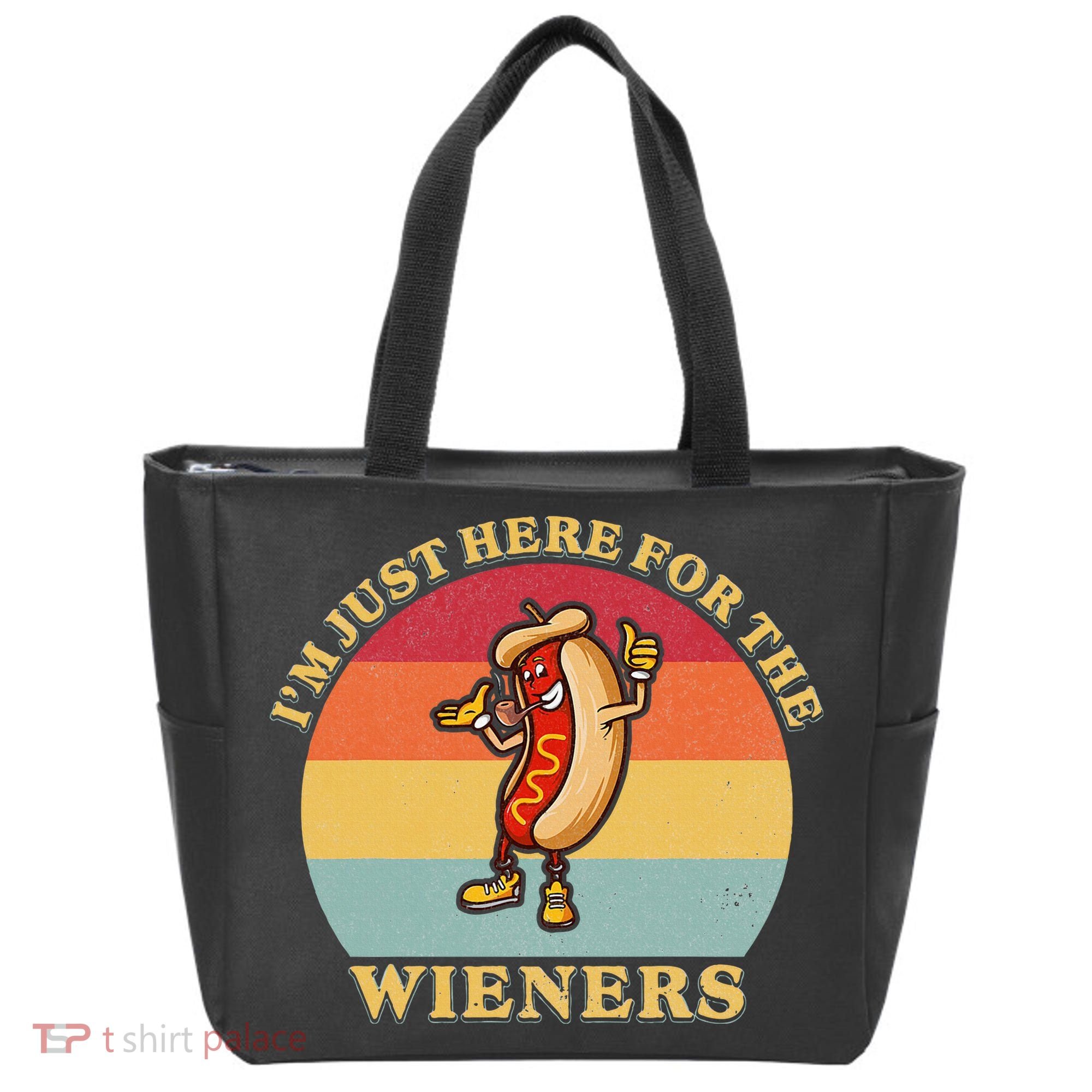 Im Just Here For The Weiners 4th Of July Tote Bag