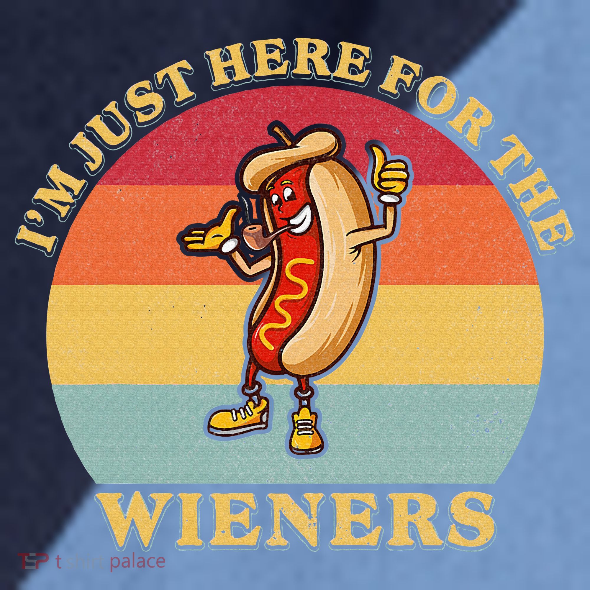 Im Just Here For The Weiners 4th Of July Raglan Baseball Sleeve Shirt