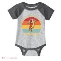 Im Just Here For The Weiners 4th Of July Infant Baby Jersey Bodysuit thumb 0