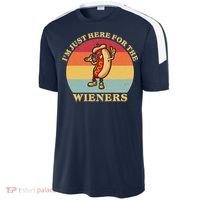 Im Just Here For The Weiners 4th Of July Sport-Tek Competitor United Soccer Jersey thumb 2