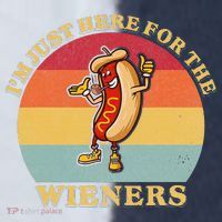 Im Just Here For The Weiners 4th Of July Sport-Tek Competitor United Soccer Jersey thumb 4