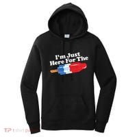I'm Just Here For The Popsicle Funny Bomb Retro 80s Pop Gift Women's Hoodie thumb 0