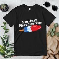 I'm Just Here For The Popsicle Funny Bomb Retro 80s Pop Gift Premium T-Shirt thumb 2