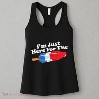 I'm Just Here For The Popsicle Funny Bomb Retro 80s Pop Gift Women's Tank Top thumb 3