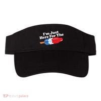 I'm Just Here For The Popsicle Funny Bomb Retro 80s Pop Gift Visor thumb 0