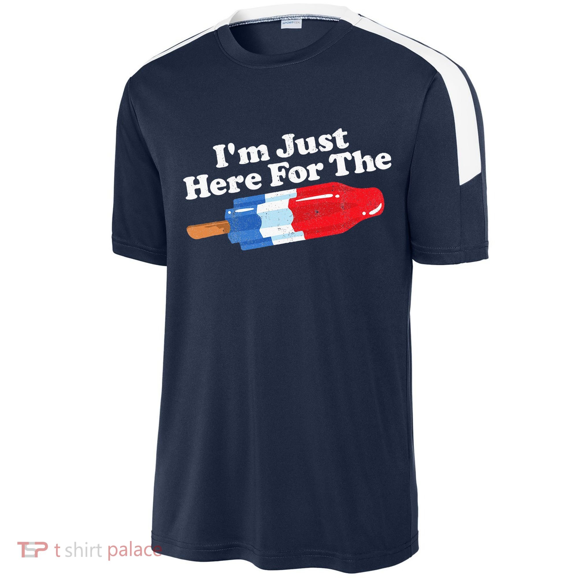 I'm Just Here For The Popsicle Funny Bomb Retro 80s Pop Gift Sport-Tek Competitor United Soccer Jersey