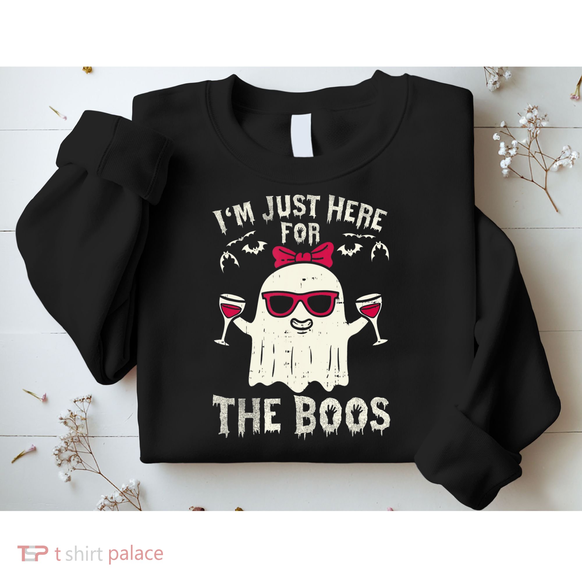 I'm Just Here For The Boos Halloween Costume Sweatshirt