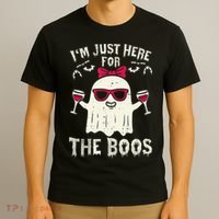 I'm Just Here For The Boos Halloween Costume T-Shirt thumb 3