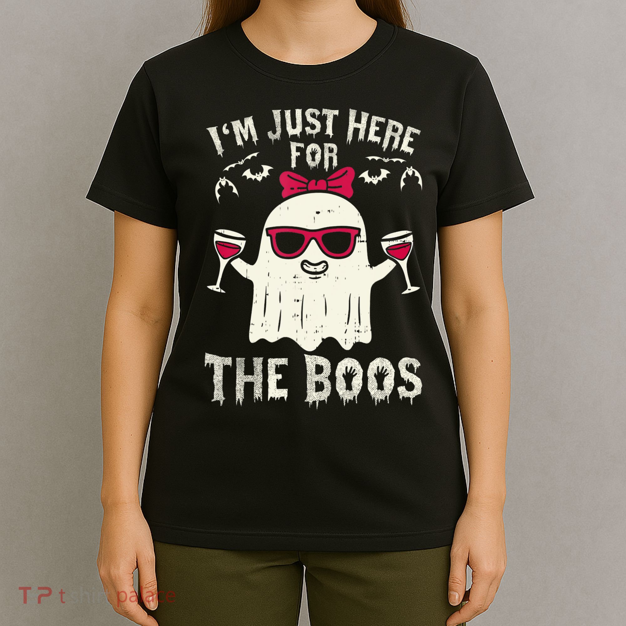 I'm Just Here For The Boos Halloween Costume T-Shirt