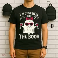 I'm Just Here For The Boos Halloween Costume T-Shirt thumb 6