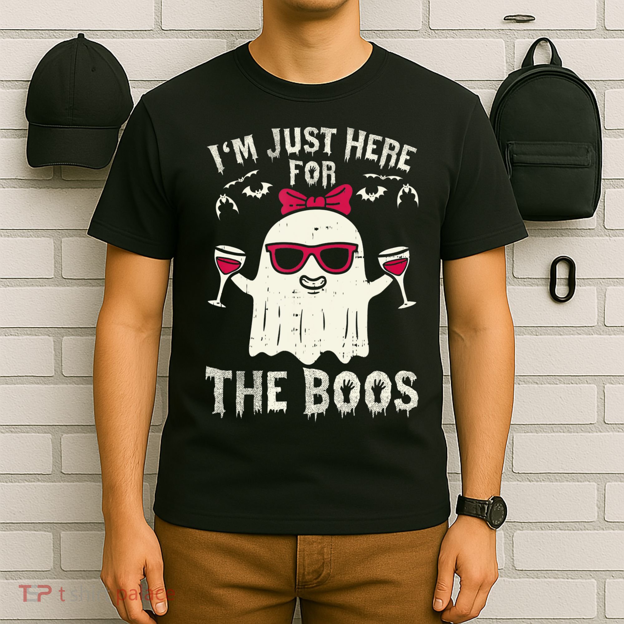 I'm Just Here For The Boos Halloween Costume T-Shirt