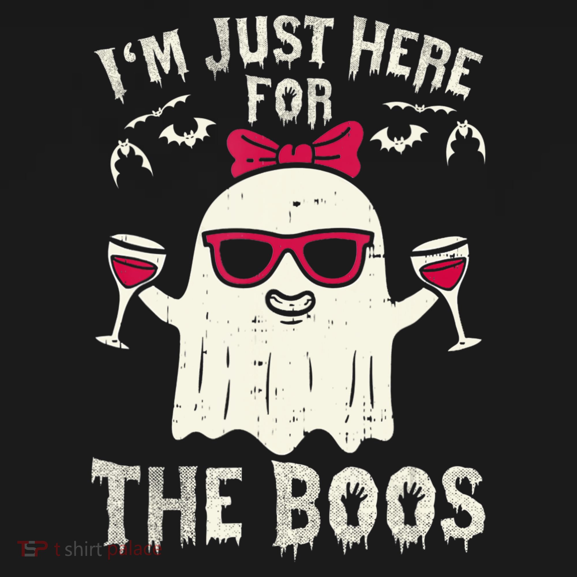 I'm Just Here For The Boos Halloween Costume T-Shirt
