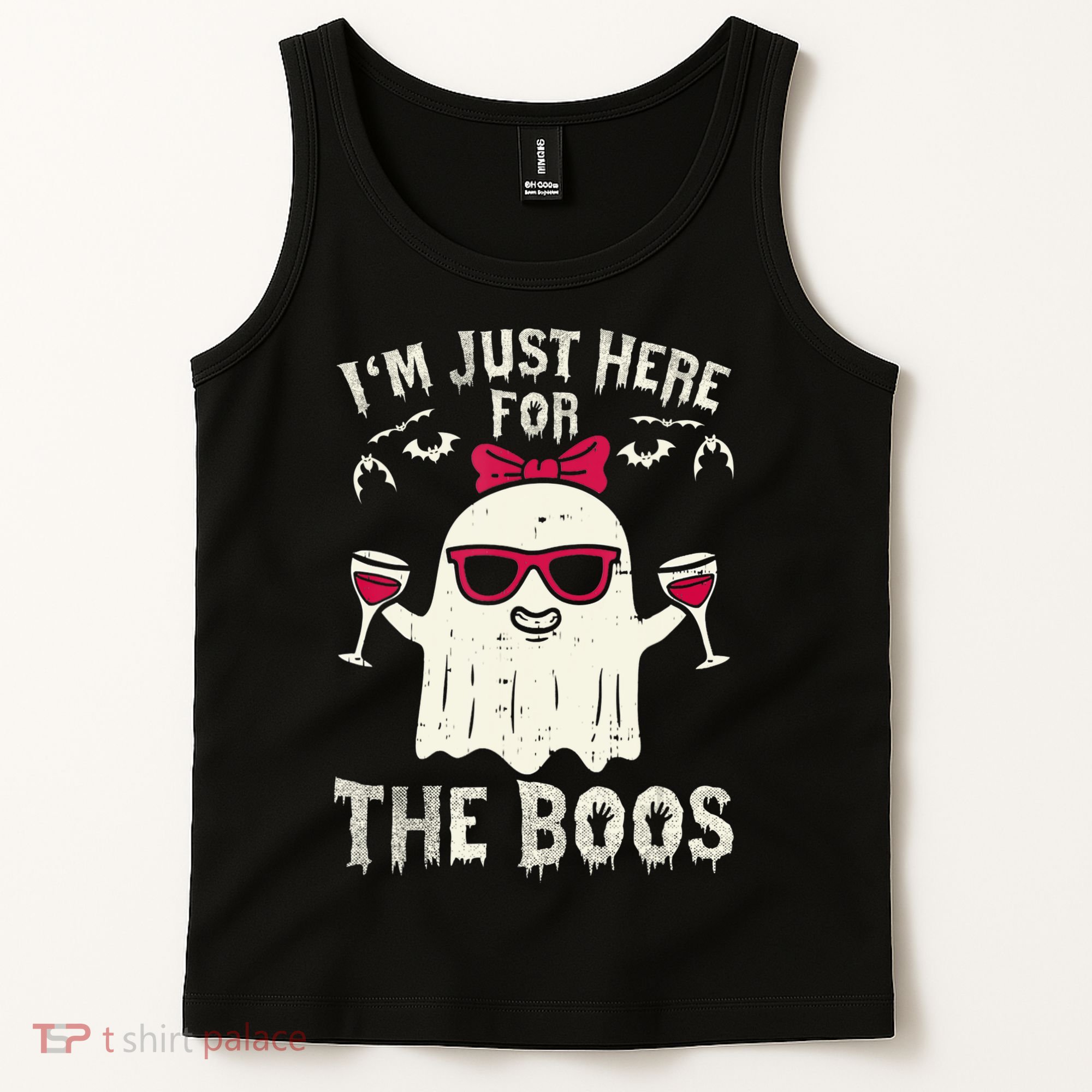 I'm Just Here For The Boos Halloween Costume Tank Top