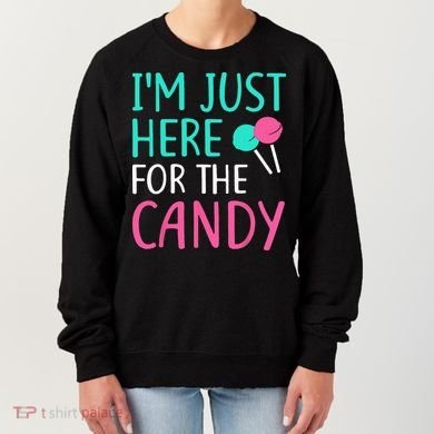 Im Just Here For The Candy Halloween Women's Sweatshirt