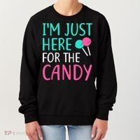 Im Just Here For The Candy Halloween Women's Sweatshirt thumb 0