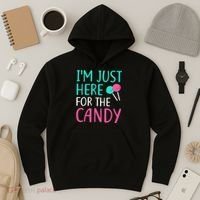 Im Just Here For The Candy Halloween Hoodie thumb 3