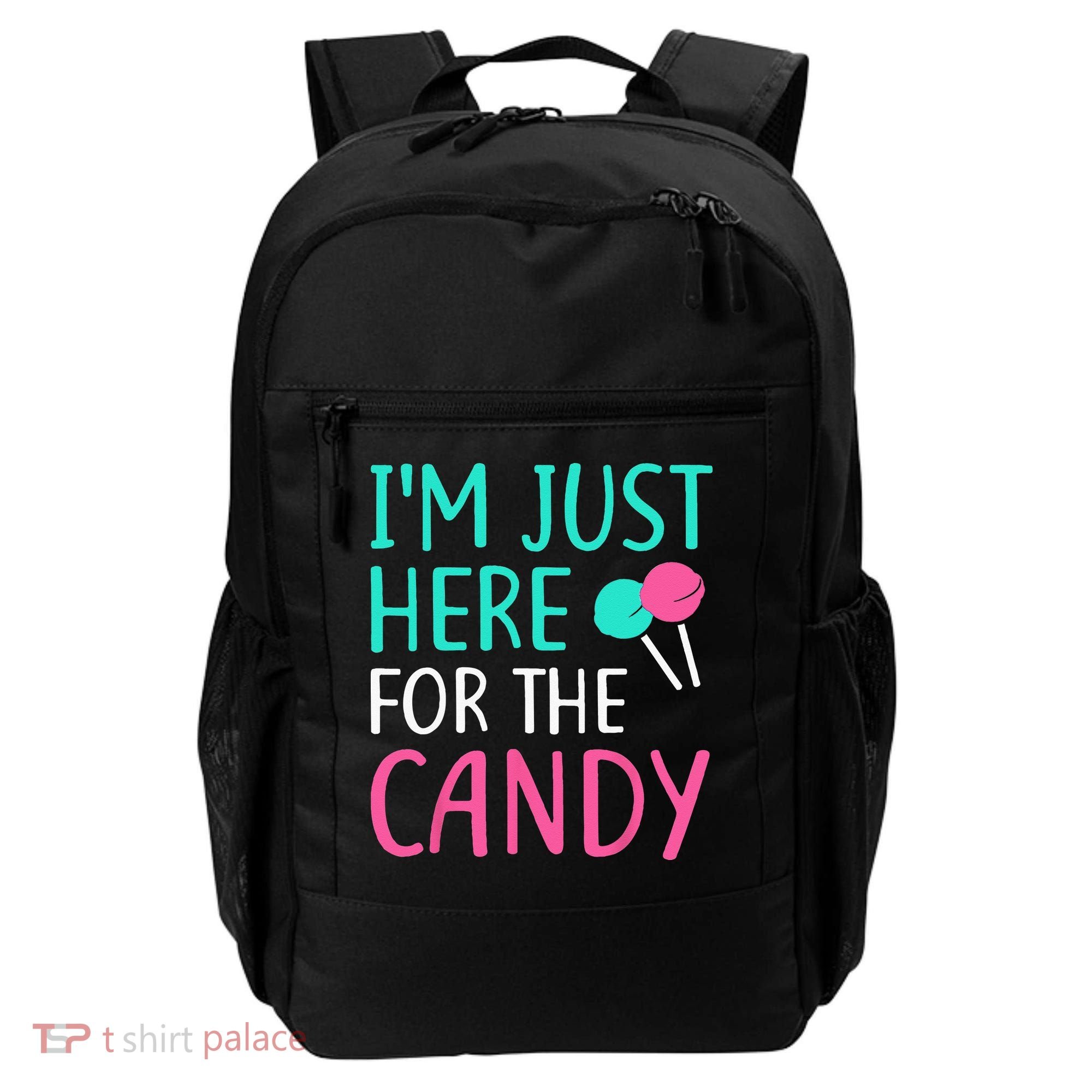 Im Just Here For The Candy Halloween Backpack