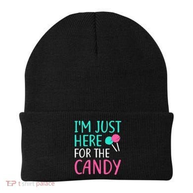 Im Just Here For The Candy Halloween Beanie