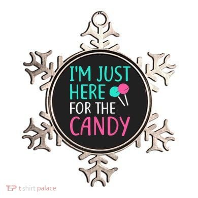 Im Just Here For The Candy Halloween Ornament