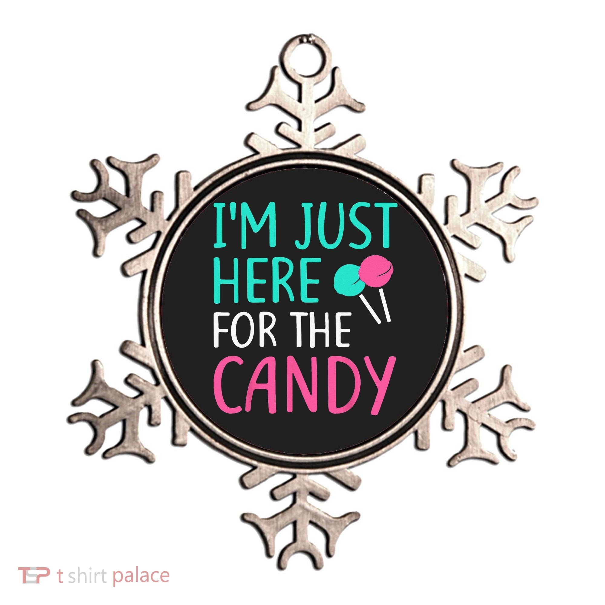 Im Just Here For The Candy Halloween Ornament