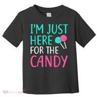 Im Just Here For The Candy Halloween Toddler T-Shirt thumb 0
