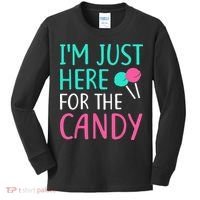 Im Just Here For The Candy Halloween Kids Long Sleeve Shirt thumb 0