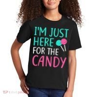 Im Just Here For The Candy Halloween Kids T-Shirt thumb 2