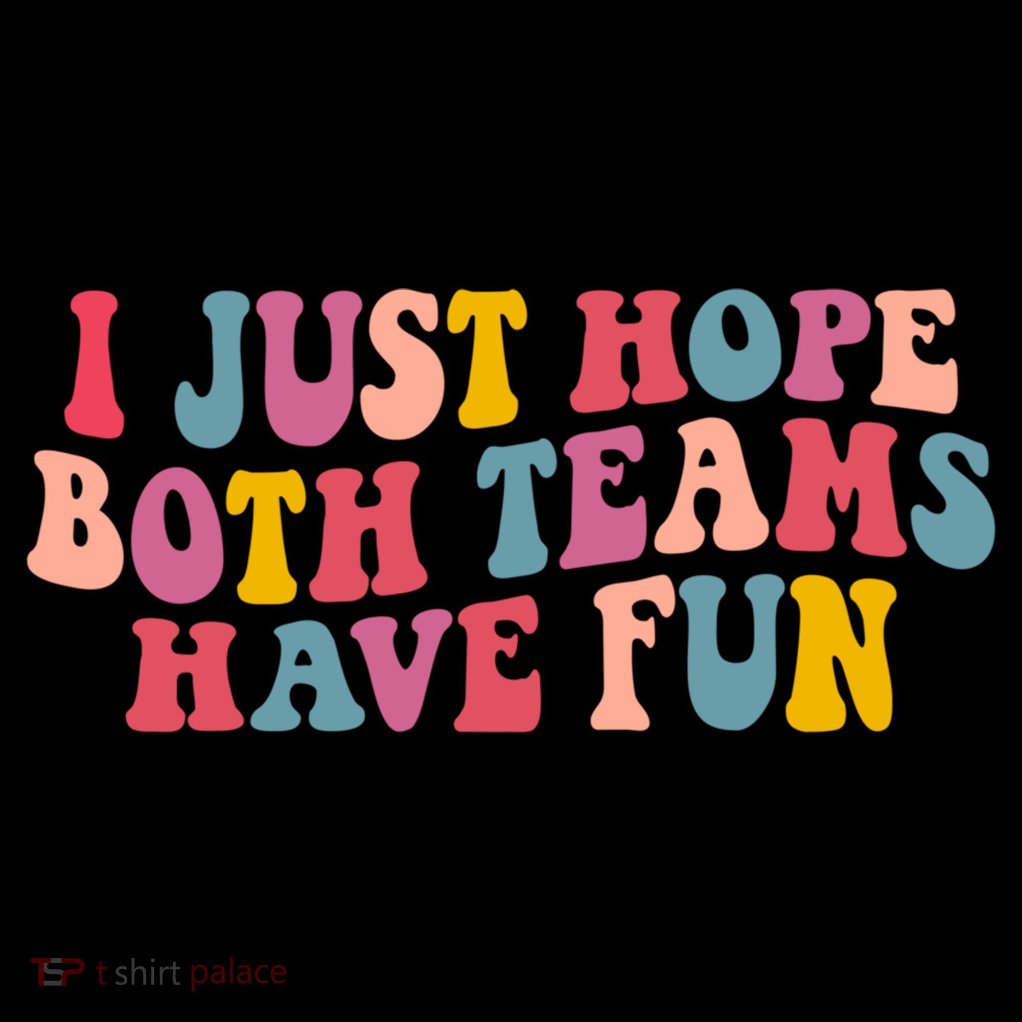 I Just Hope Both Teams Have Fun Groovy Football Gift Coffee Mug