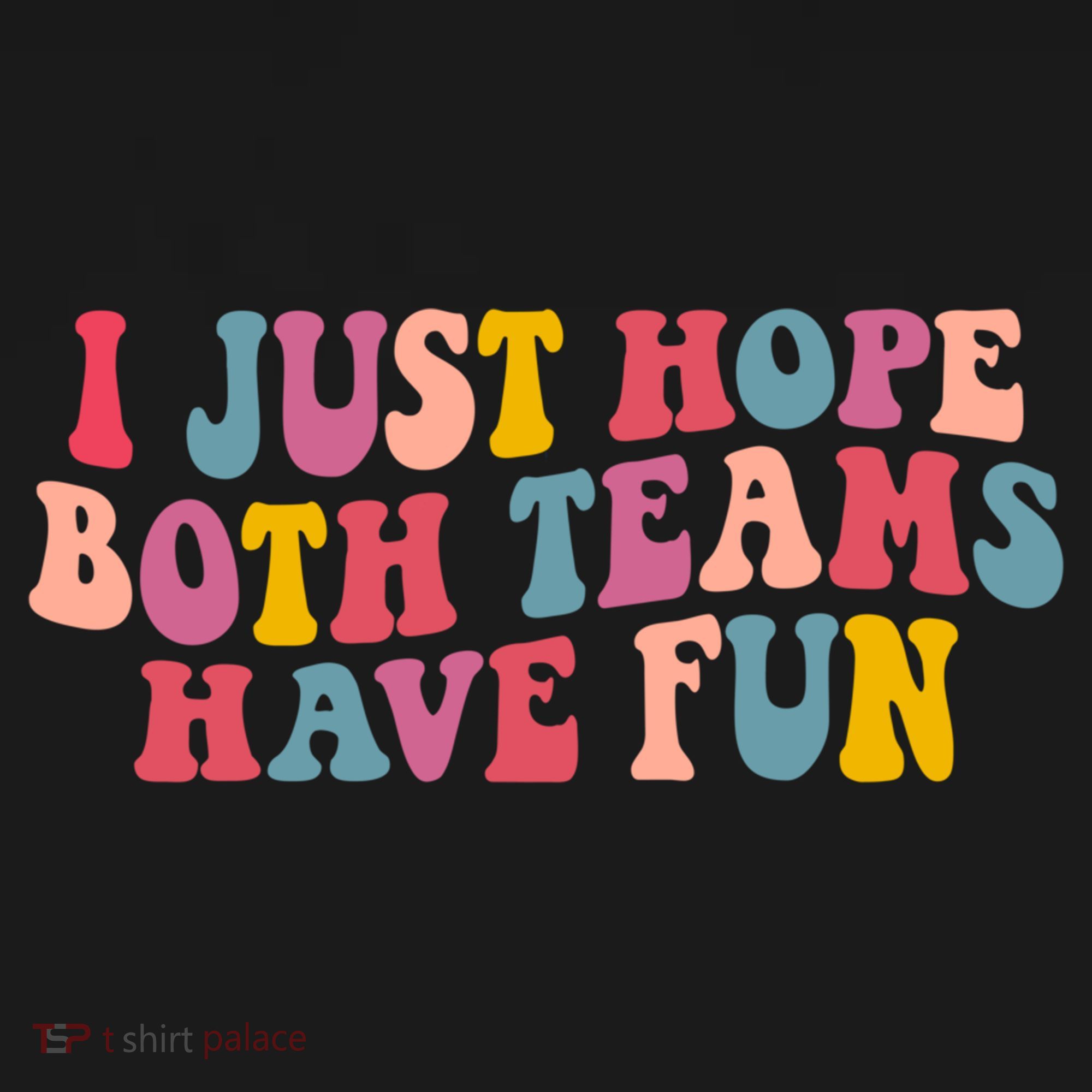 I Just Hope Both Teams Have Fun Groovy Football Gift Ornament