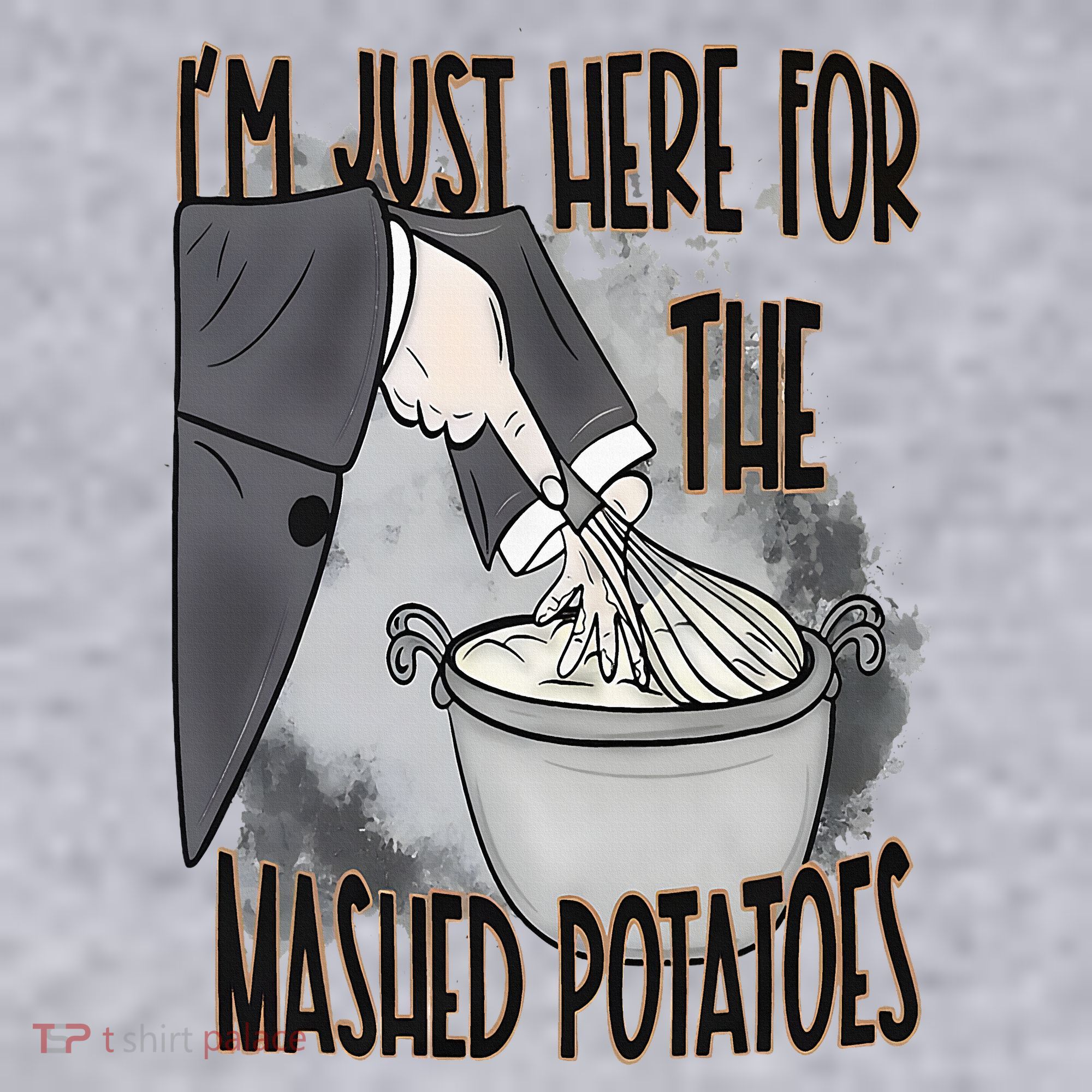 I'm Just Here For The Mashed Potatoes Cute Thanksgiving Food Women's Sweatshirt