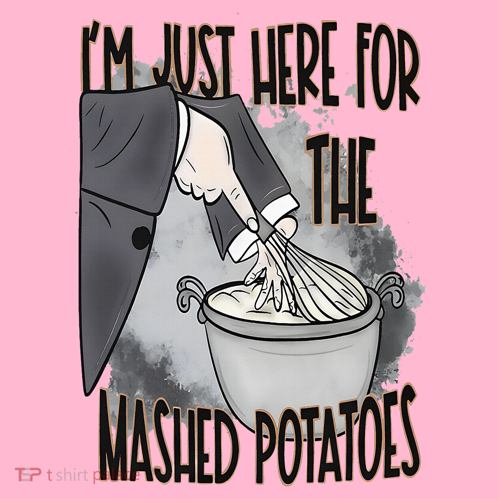 I'm Just Here For The Mashed Potatoes Cute Thanksgiving Food Coaster
