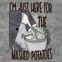 I'm Just Here For The Mashed Potatoes Cute Thanksgiving Food Toddler Hoodie thumb 2