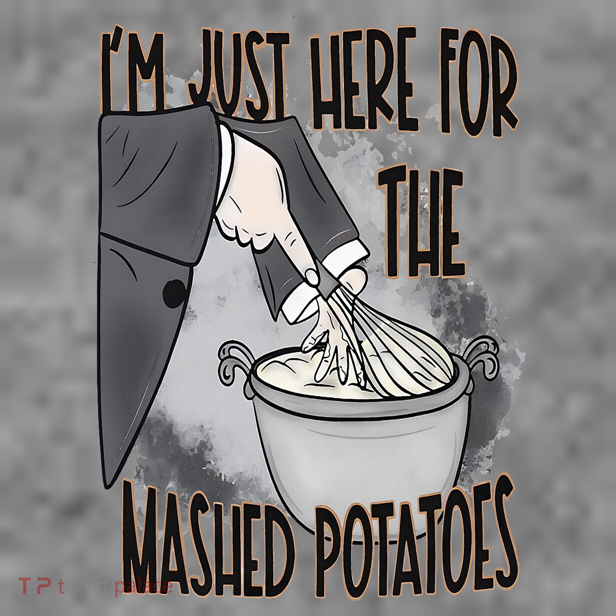 I'm Just Here For The Mashed Potatoes Cute Thanksgiving Food Toddler Hoodie