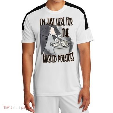 I'm Just Here For The Mashed Potatoes Cute Thanksgiving Food Soccer Jersey