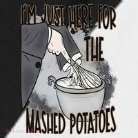 I'm Just Here For The Mashed Potatoes Cute Thanksgiving Food Sport-Tek Competitor United Soccer Jersey thumb 4