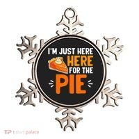 I'm Just Here For The Pie Thanksgiving Pumpkin Pie Family Ornament thumb 0