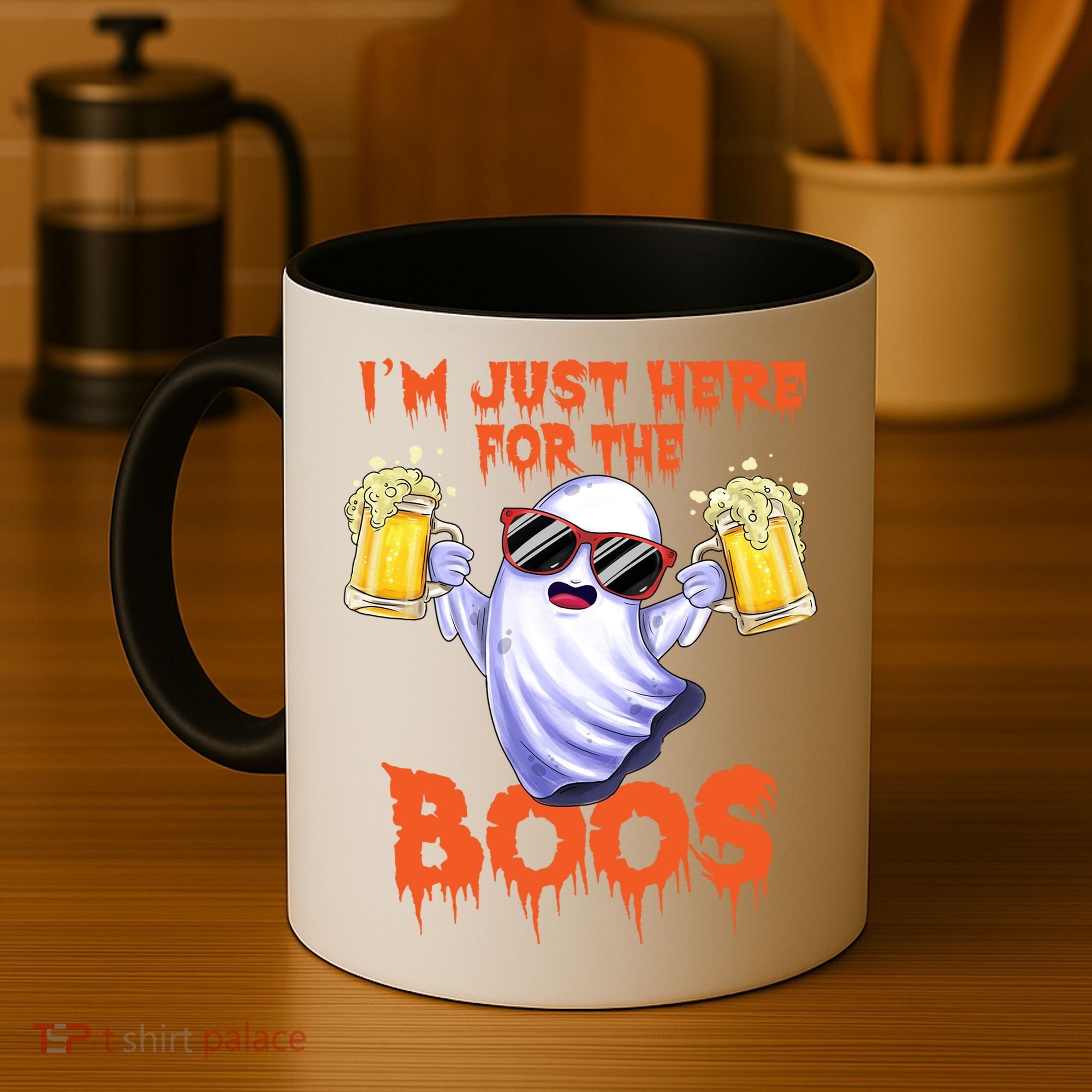 Im Just Here For The Boos Ghost Ing Halloween Beer Gift Coffee Mug