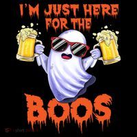 Im Just Here For The Boos Ghost Ing Halloween Beer Gift Coffee Mug thumb 5