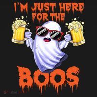 Im Just Here For The Boos Ghost Ing Halloween Beer Gift Pajama Set thumb 2