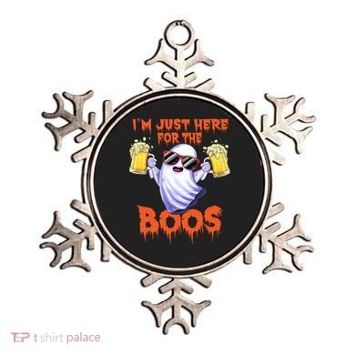 Im Just Here For The Boos Ghost Ing Halloween Beer Gift Ornament