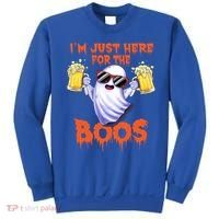 Im Just Here For The Boos Ghost Ing Halloween Beer Gift Sweatshirt thumb 0