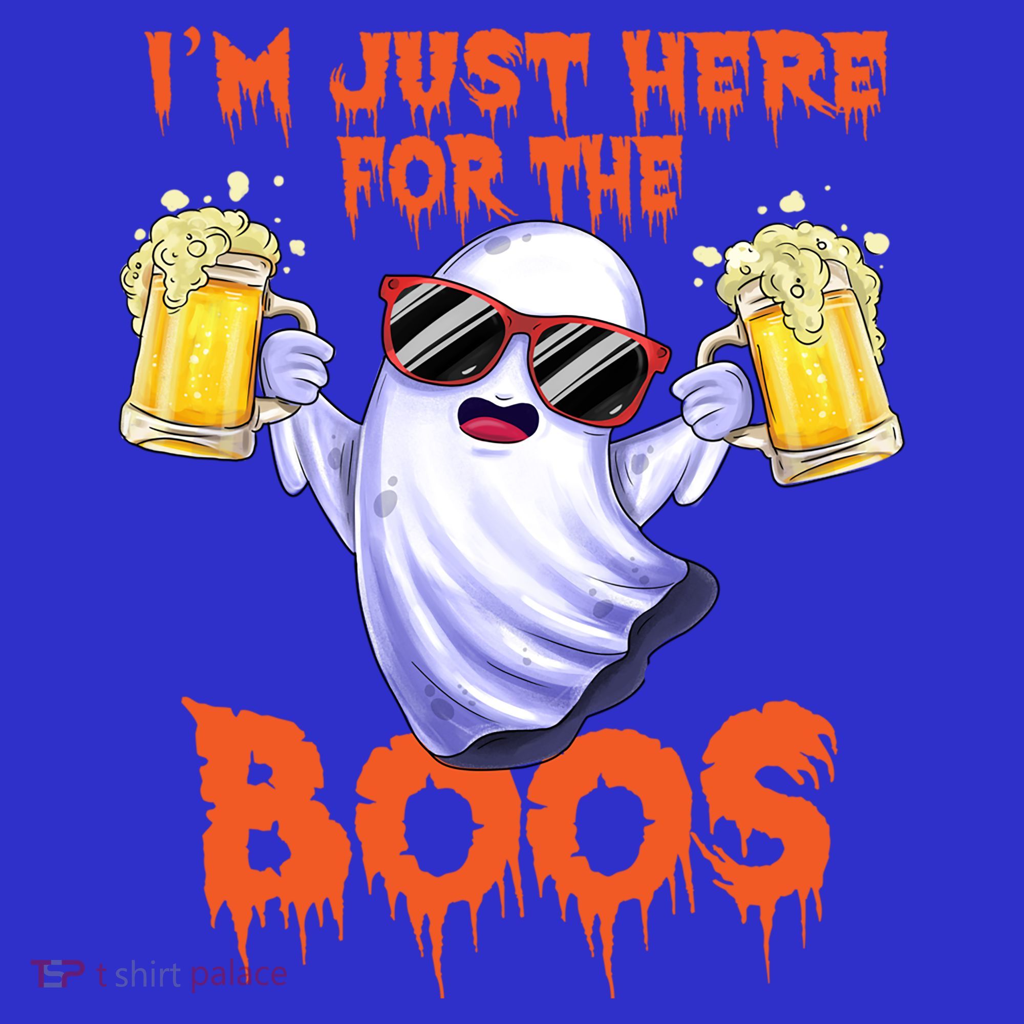 Im Just Here For The Boos Ghost Ing Halloween Beer Gift Sweatshirt