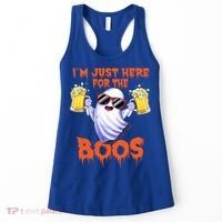Im Just Here For The Boos Ghost Ing Halloween Beer Gift Women's Tank Top thumb 0
